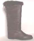 retail Leather knee length Boot