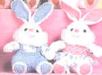 Soft toys,bunny rabbits