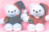 Soft toys, christmas baby bears