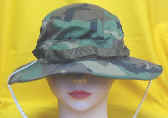 Camouflage hats, army type hats