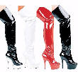 Wholesale plartorm Stiletto thigh high fashion boots, 304, GY Footwear wholesaler