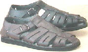 Wholesale leather Jesus sandals, M735, 35-0107, GY footwear wholesaler, 九.九九弟